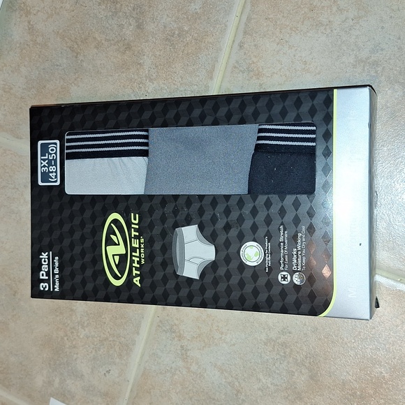 HP🏆Athletic Works Performance Briefs 3 Pack - Picture 3 of 7
